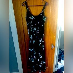 Rachel floral cut out dress